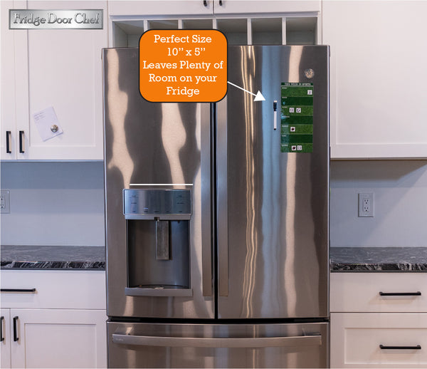 Magnetic Sports and Fitness Weekly Planner Dry Erase Board - Never Miss a Practice, Workout, or Game! - Includes Over 65 Magnet Sports Icons and Dry Erase Pen!