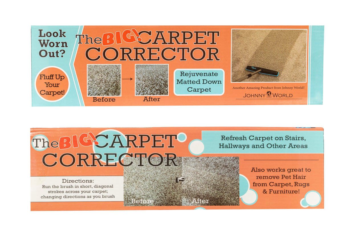 The Big Carpet Corrector - Rejuvenate Matted Down Carpet! Great for Steps, Hallways and High Traffic areas. Large Version of The Carpet Corrector!