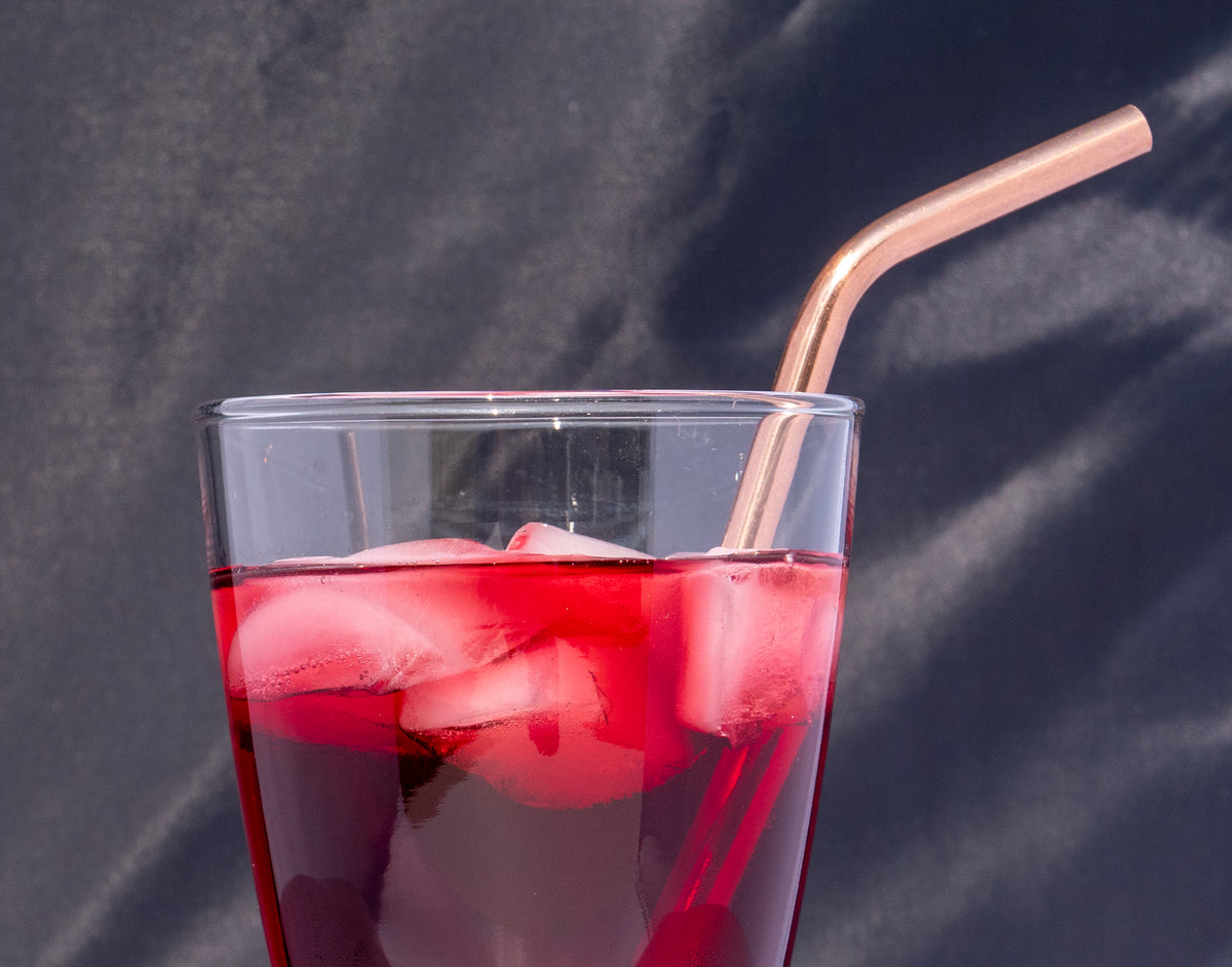 Olea Metal Cocktail Straw - Copper Plated