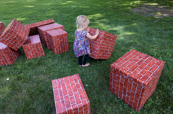Play Blox - Building Block Stickers for Cardboard Boxes