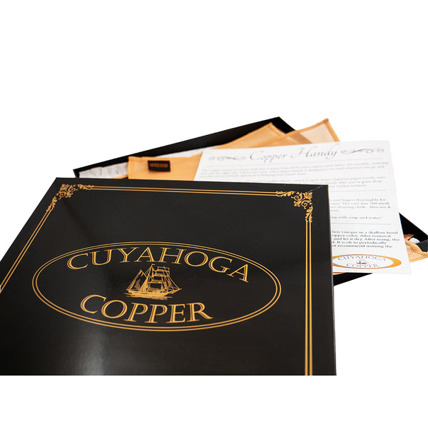 Cuyahoga Copper™ - Copper Handy - 99.9% Pure Copper Smooth Woven Cloth