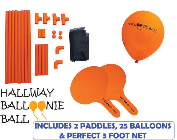 Hallway Balloonie Ball - Compact Indoor Balloon Volleyball Game for Narrow Spaces