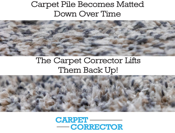 The Carpet Corrector™ - from Johnny World - The Carpet Corrector - Revive Matted Carpets Instantly! Ideal for High-Traffic Areas like Stairs, Hallways, and More