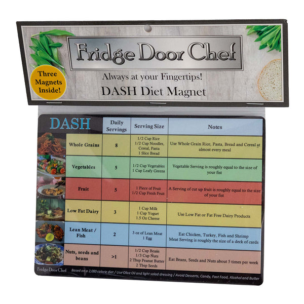 Fridge Door Chef ™ - DASH Diet Reference Magnet