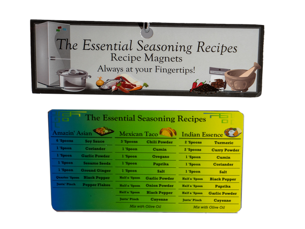 Fridge Door Chef ™ Recipe Collection - Measurement Conversion and Seasoning Magnets!