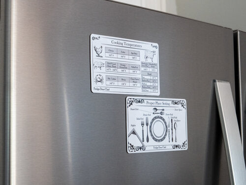 Fridge Door Chef ™ - Internal Cooking Temperature Magnet